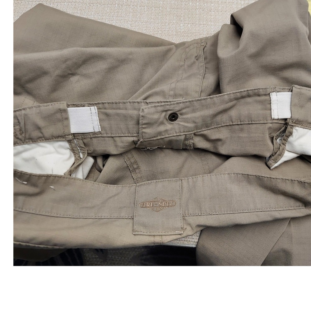 Tru-Spec Mens Tactical Pants 40x34 (actual 39x33) Ripstop Comfort Slider Waist - Picture 6 of 9